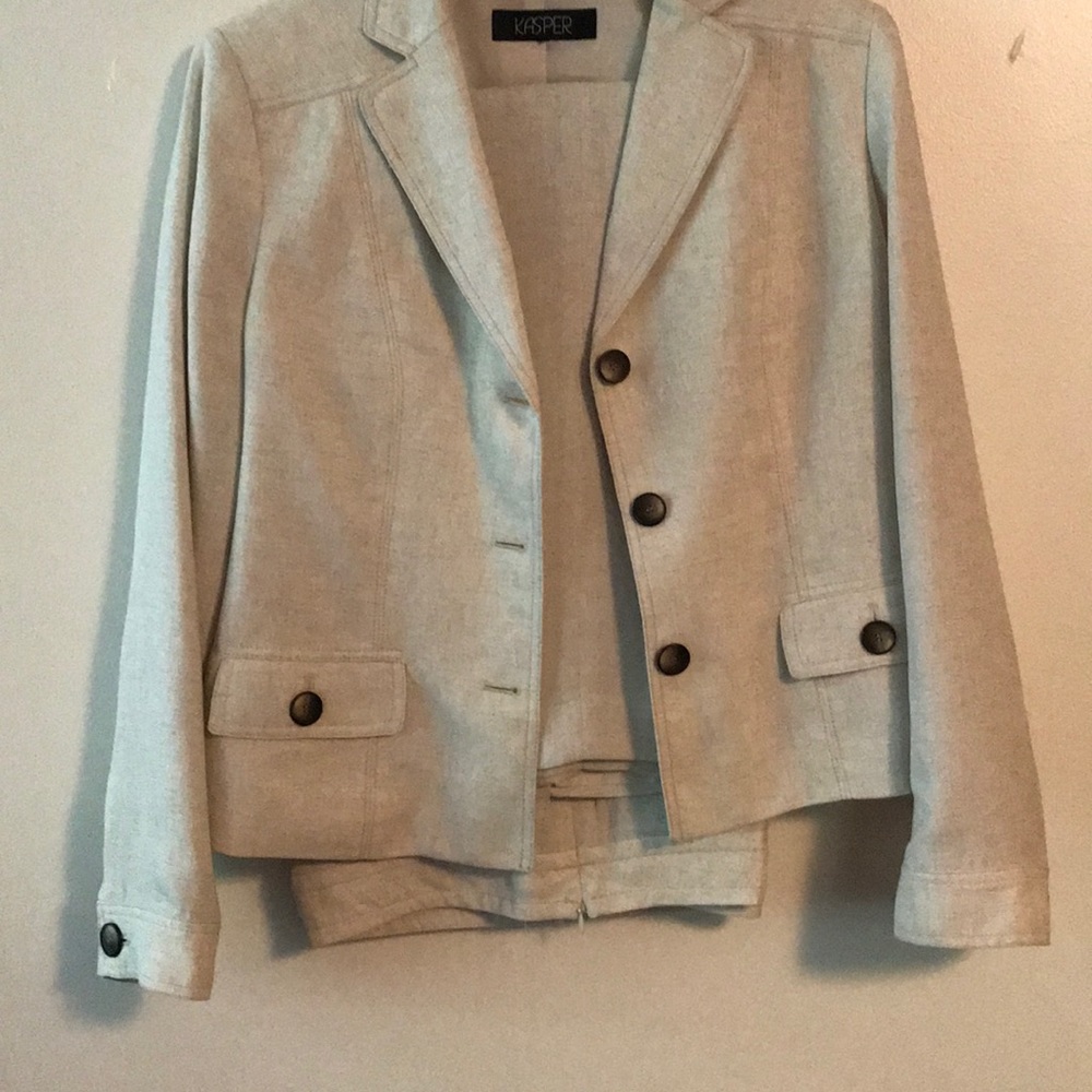 Super nice sz14 lined Kasper Modern pant suit